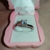 Anello solitario classico